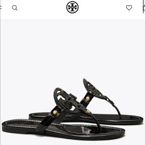 Tory Burch Miller Sandal Patent Leather